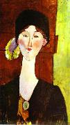 Amedeo Modigliani, Portrait of Beatrice Hastings before a door